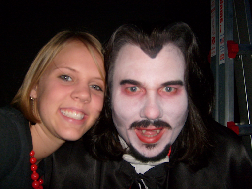 Kevin Backstage at Dracula: The Musical? with Shawna Kennedy Ridgeway.