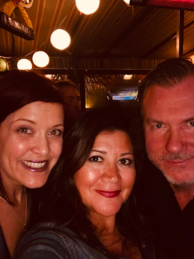 Kevin and Debra Kilpatrick in LA with Brigid Reale.