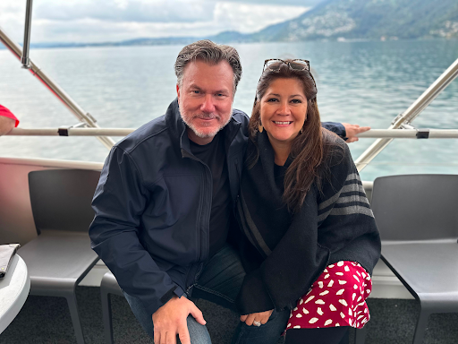 Kevin and Debra Kilpatrick enjoying the beauty of Switzerland.