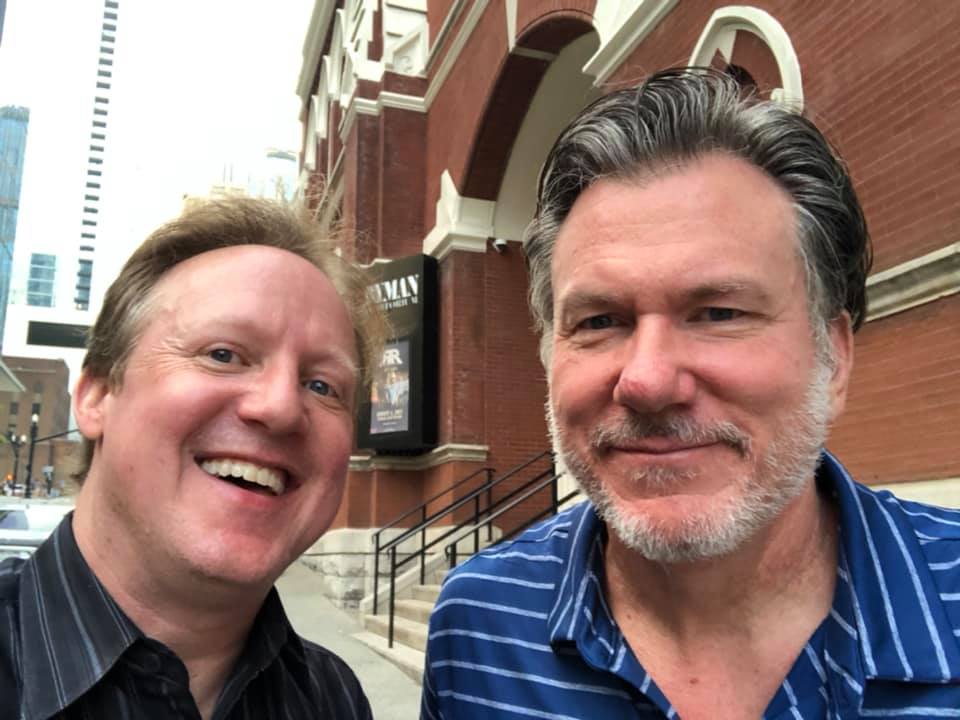 " Michael Hibblen and Kevin at the Ryman in Nashville, TN"